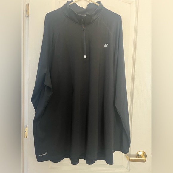 Russell Athletic Other - Russell dri-power long sleeve black pull over. Zipper on the top. 3XL. (54-56)